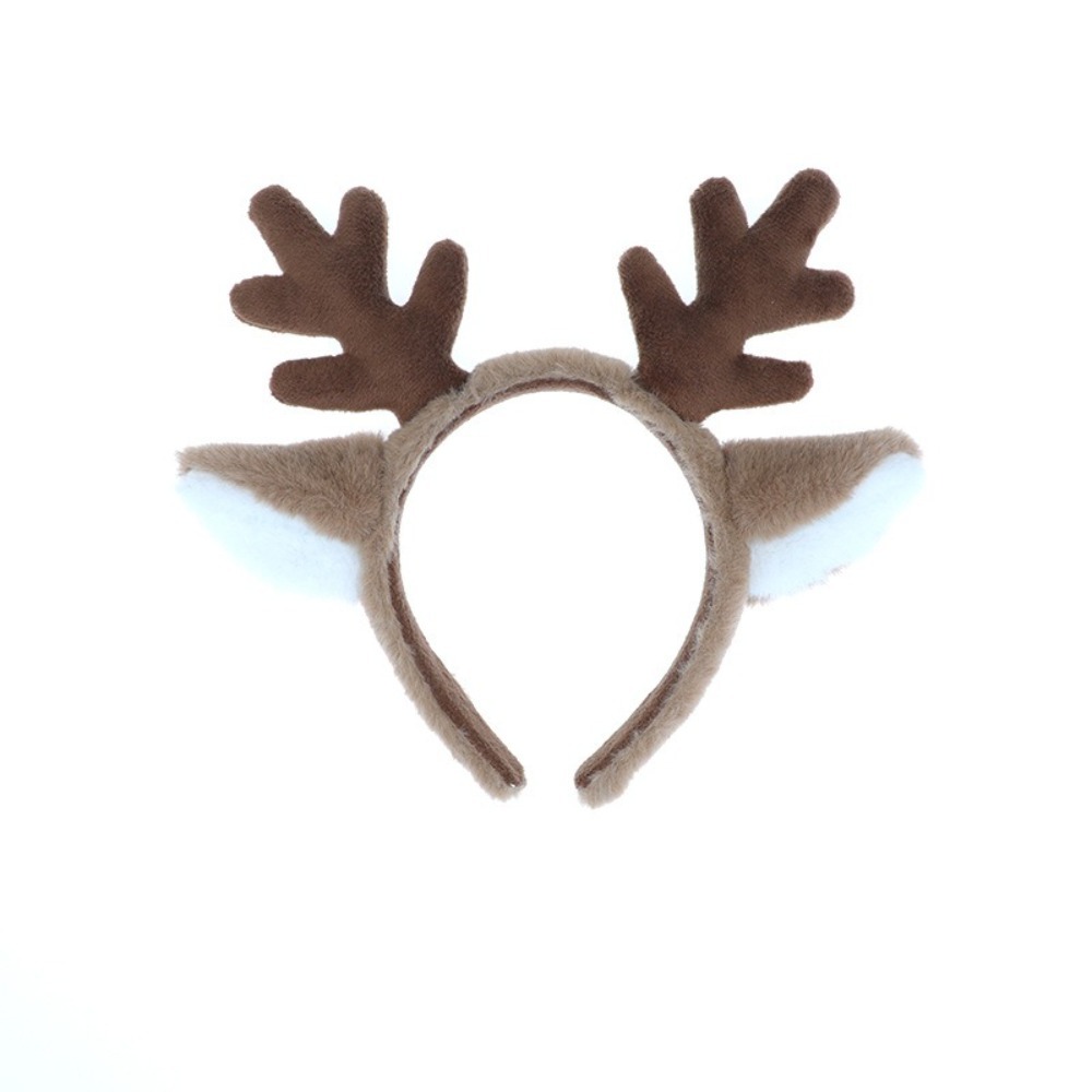 Soft Christmas Headband Fluffy - Reindeer Antlers Headband 评论和价格