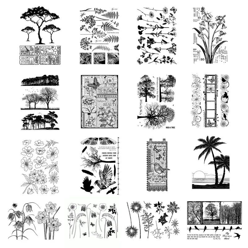New Arrival Plant Clear Stamps - Holiday Candle Set 评论和价格