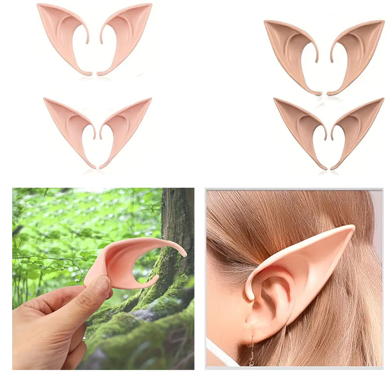 Exquisite Latex Elf Ears for M - Elf Costume Christmas 评论和价格