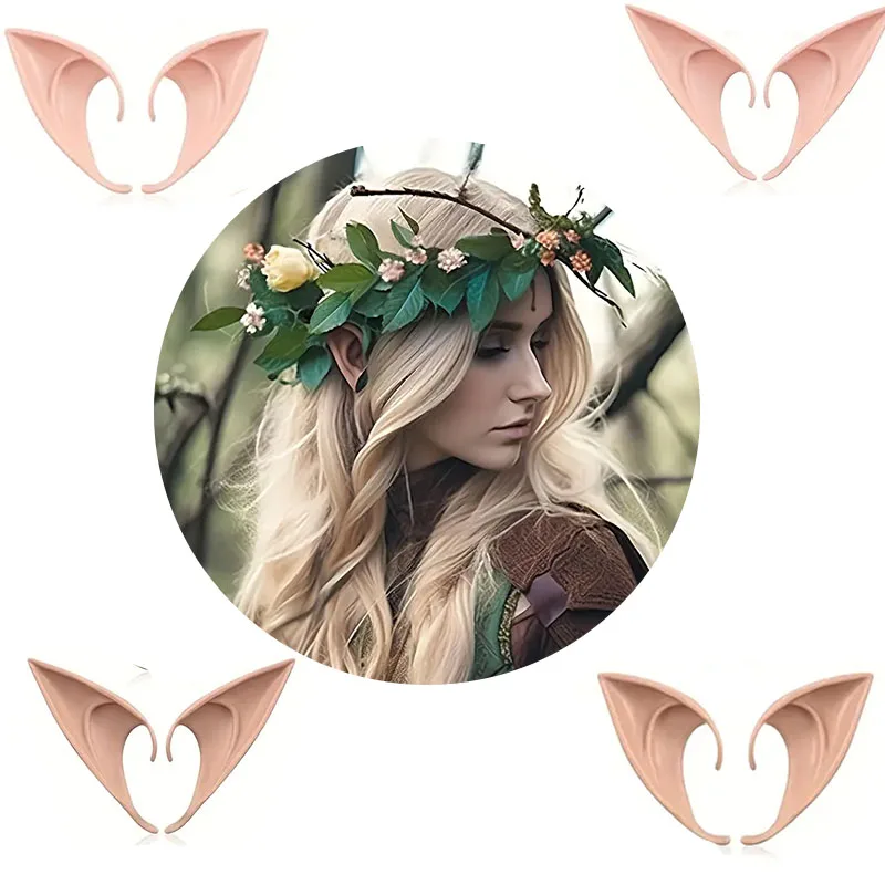 Exquisite Latex Elf Ears for M - Elf Costume Christmas 评论和价格
