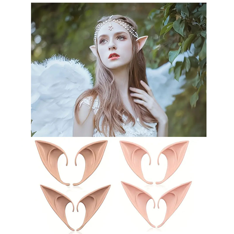 Exquisite Latex Elf Ears for M - Elf Costume Christmas 评论和价格