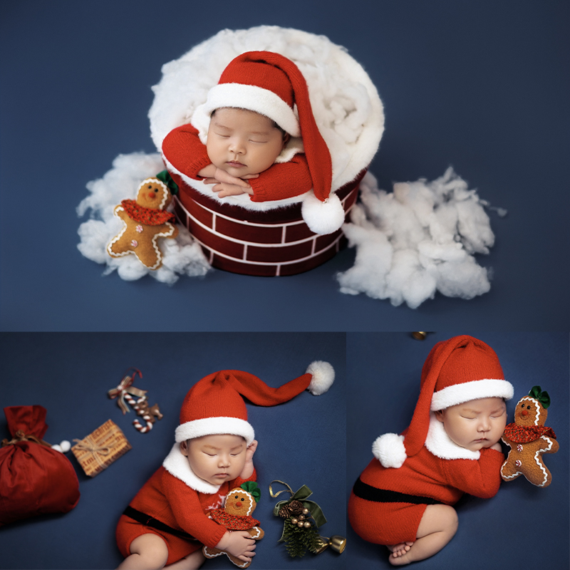 Santa Claus Newborn Photo Clot - Elf Costume Christmas 评论和价格