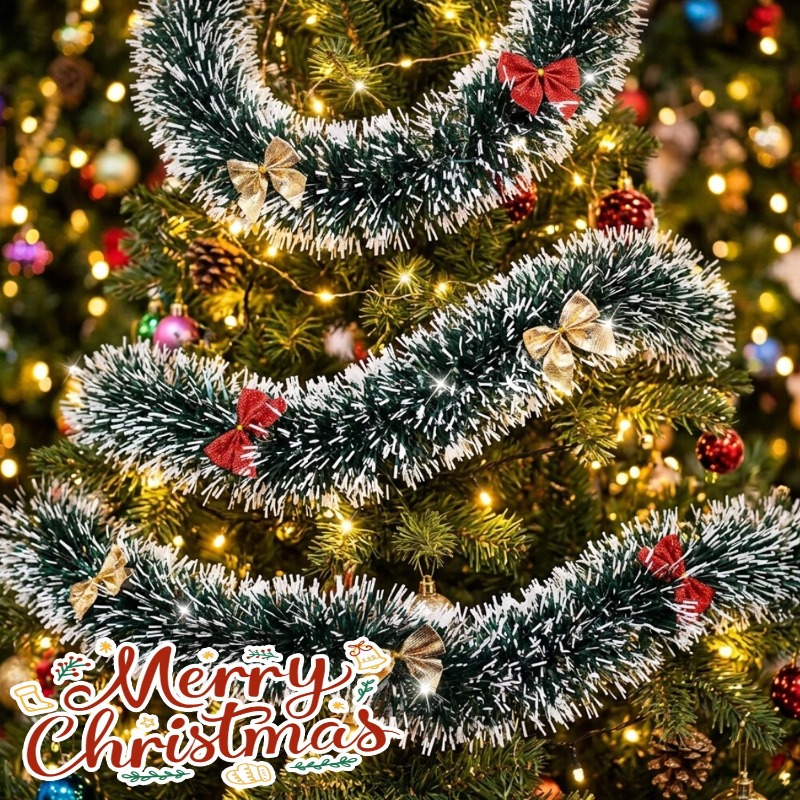 20/2m Christmas Tinsel Garland - Tinsel Garland Decoration 评论和价格