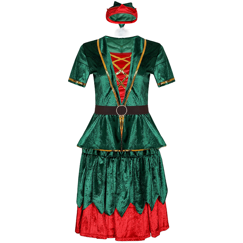 Christmas Elf Costume Green Wo - Elf Costume Christmas 评论和价格