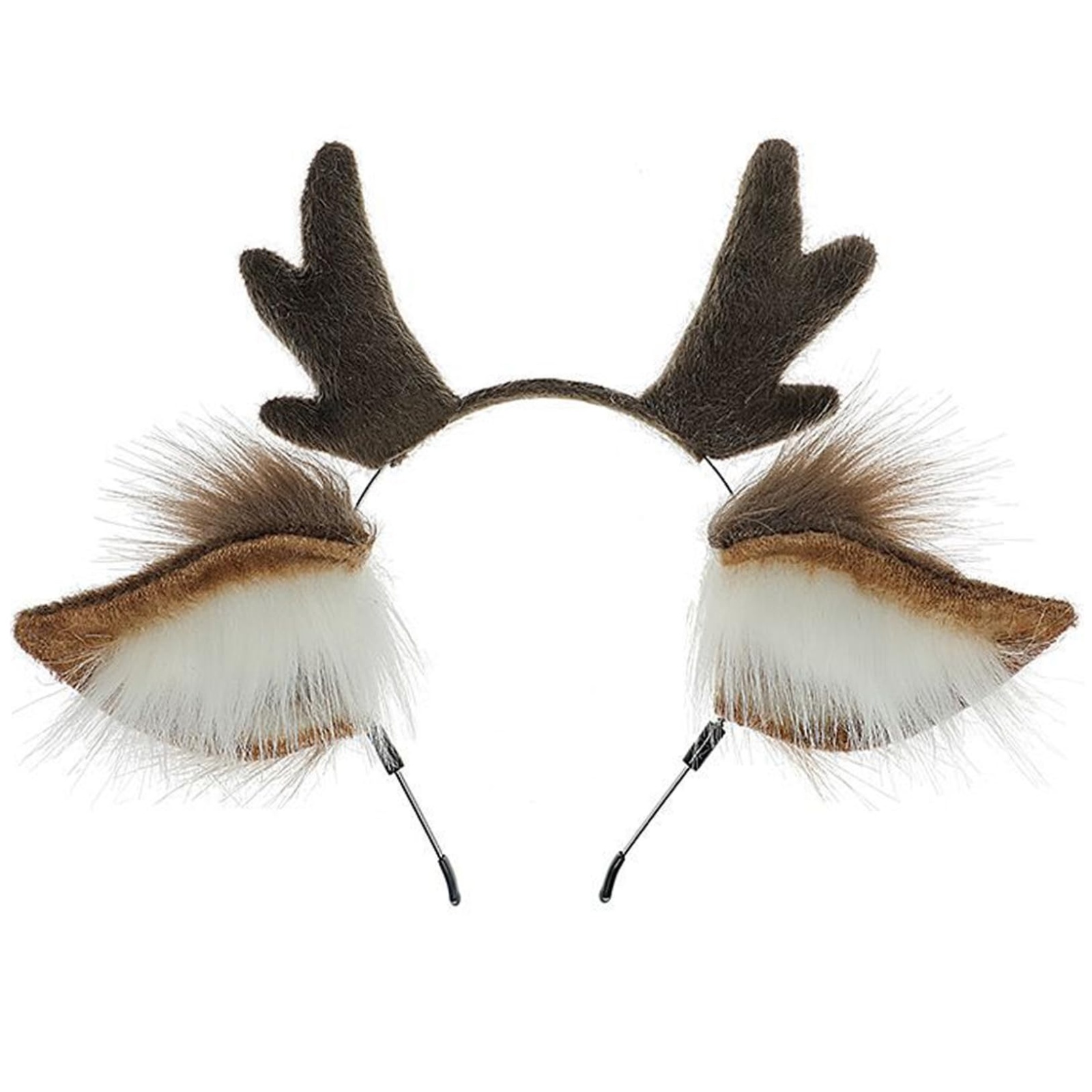 Plush reindeer headband, Chris - Reindeer Antlers Headband 评论和价格